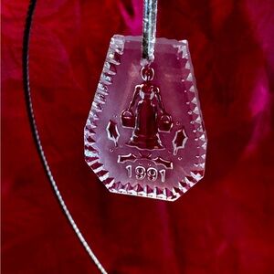 Waterford Crystal 12 Days of Christmas Annual Ornaments 1991